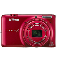 Фотоаппарат Nikon Coolpix S6500 Value Kit Red Wi-Fi